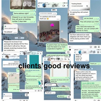 Góðar umsagnir viðskiptavina um augnhárin okkar